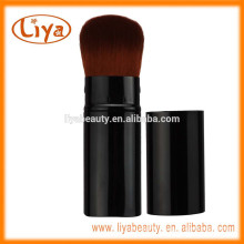 OEM free sample retractable makeup Cosmetic brush in black color